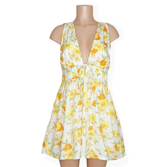 FAITHFULL THE BRAND Korita Mini Dress Small - Picture 2 of 6